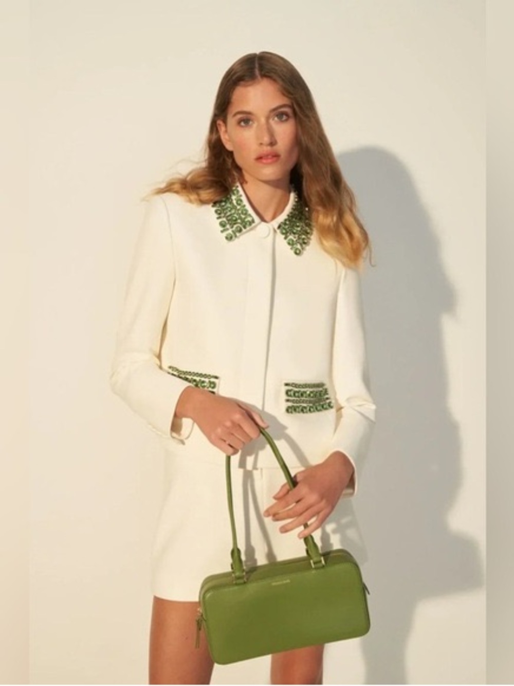 Veronica Beard Imogen Crystal-Embellished Jacket